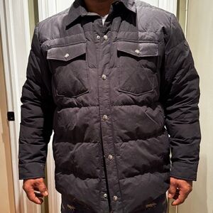 Men's Black Quilted Jacket